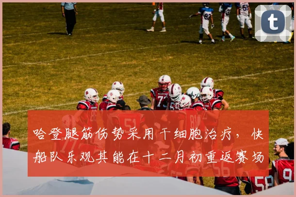 哈登腿筋伤势采用干细胞治疗,快船队乐观其能在十二月初重返赛场